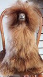 Llama Toy  Alpaca Fur 12 inches Tall