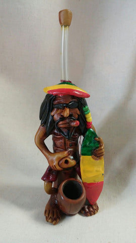 Peruvian 5" Character Shaman Rasta Pipes