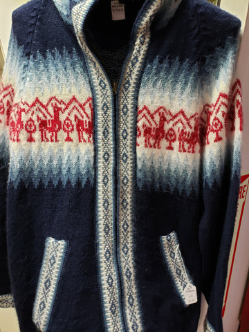 Alpaca Rustic Llama Design Sweater